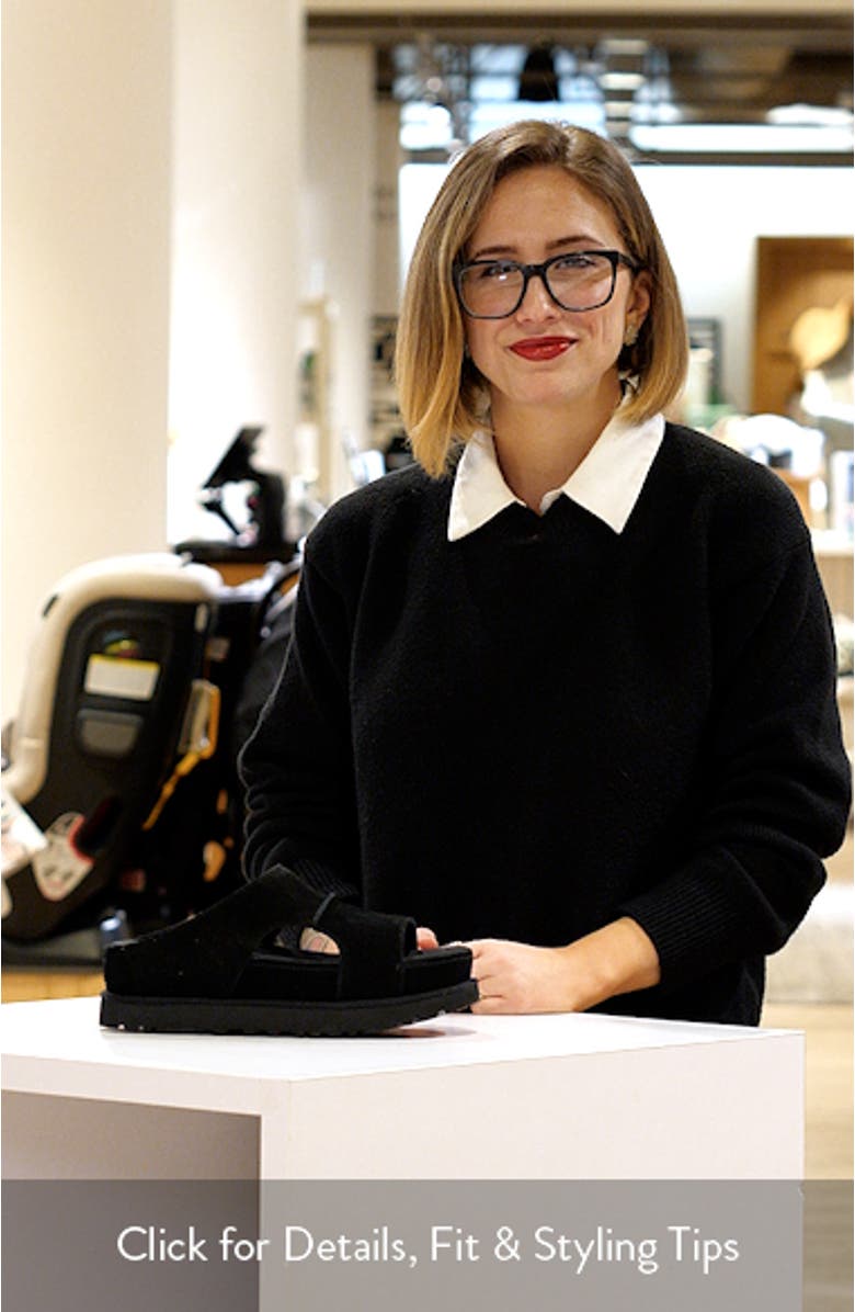 Goldenstar Hi Slide Suede Sandal, sales video thumbnail