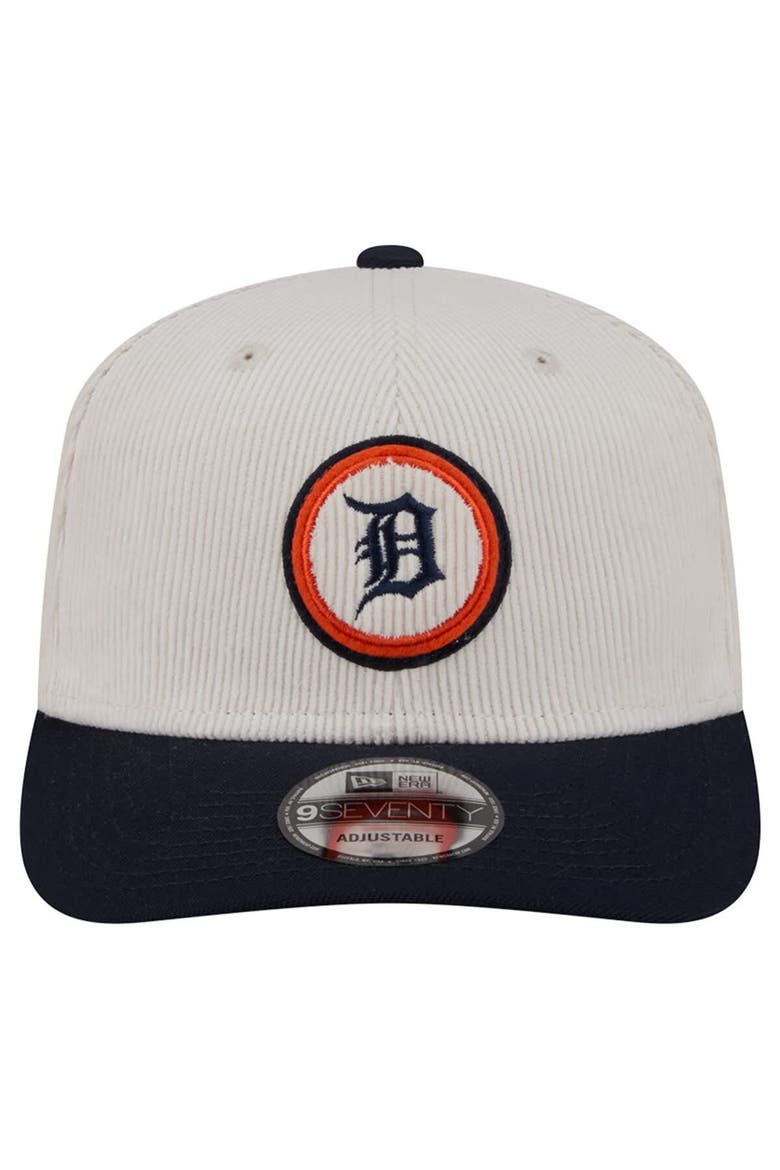 Men's New Era  Cream Detroit Tigers Loyal 9SEVENTY Adjustable Hat, Alternate, color, Cream
