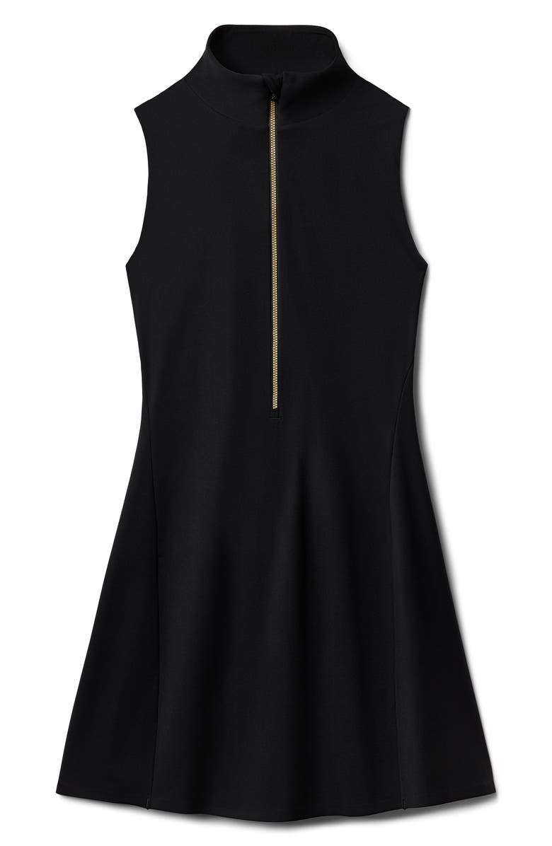 Rhone Revive Mock Neck Minidress, Alternate, color, Black