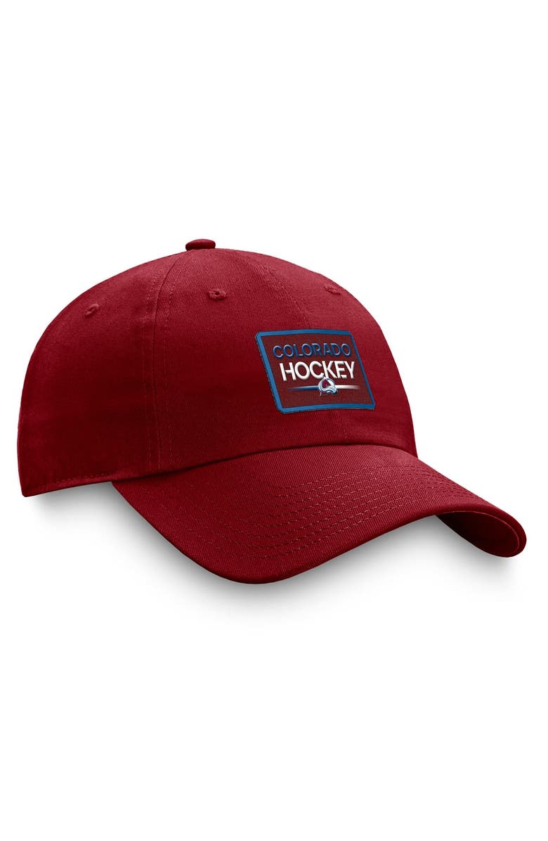 FANATICS Men's Fanatics Branded Burgundy Colorado Avalanche Authentic Pro Prime Adjustable Hat, Alternate, color, Burgundy