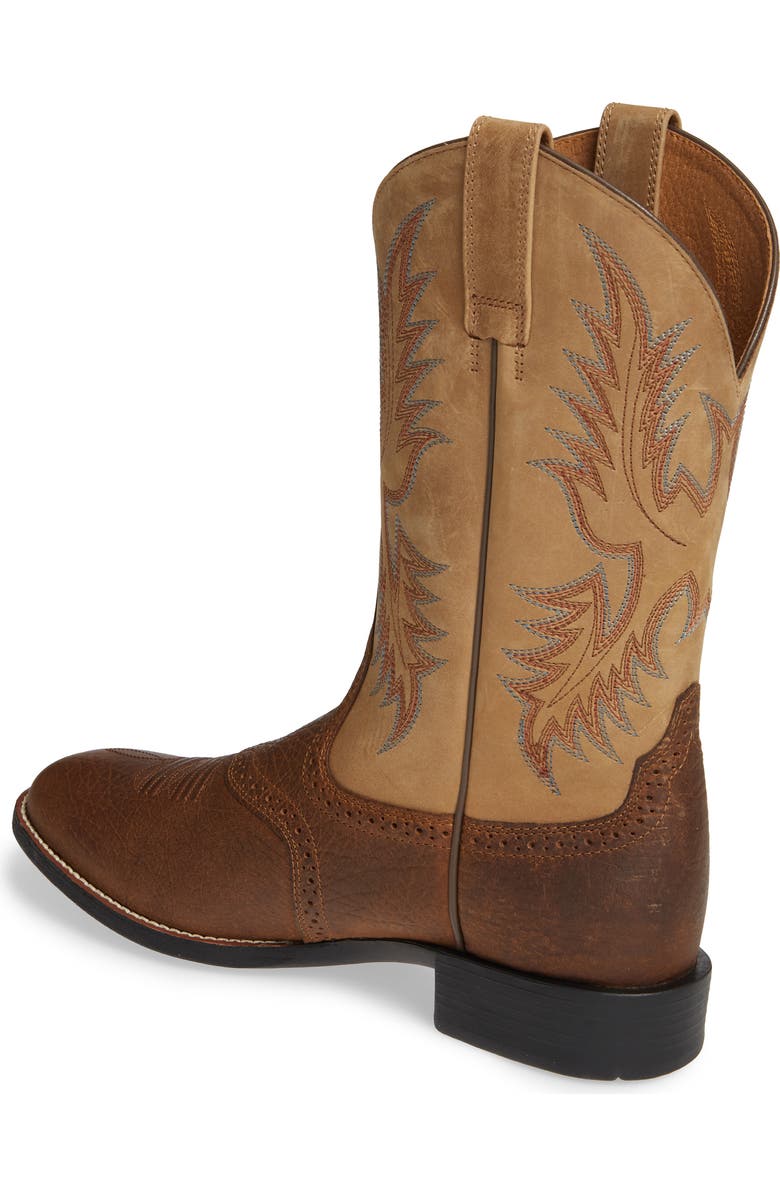 Ariat Heritage Stockman Cowboy Boot, Alternate, color, Brown