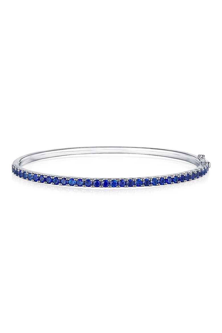 Stackable Blue Sapphire Bracelet, Main, color, BLUE SAPPHIRE