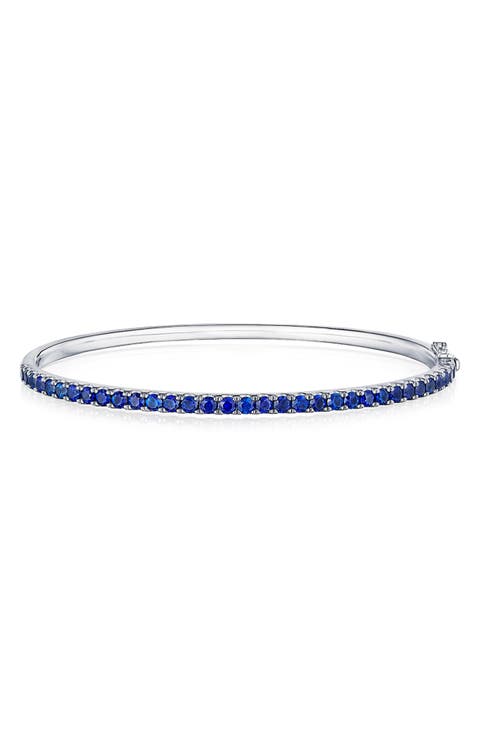 Stackable Blue Sapphire Bracelet