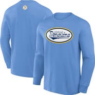 FANATICS Men's Fanatics Light Blue Pittsburgh Penguins Vintage Rewind Long Sleeve T-Shirt