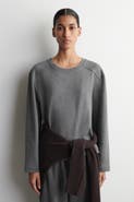 COS Cotton Long-Sleveled Top