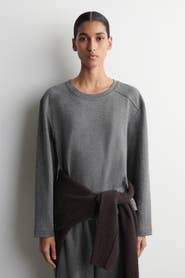 COS Cotton Long-Sleveled Top