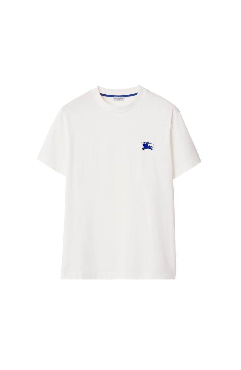 Burberry Cotton T-shirt, Alternate, color, Salt White