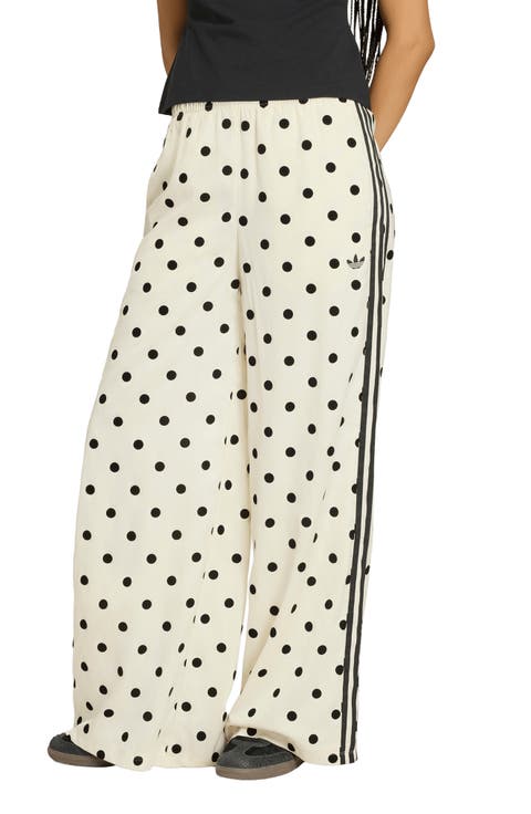 Firebird Polka Dot Wide Leg Track Pants