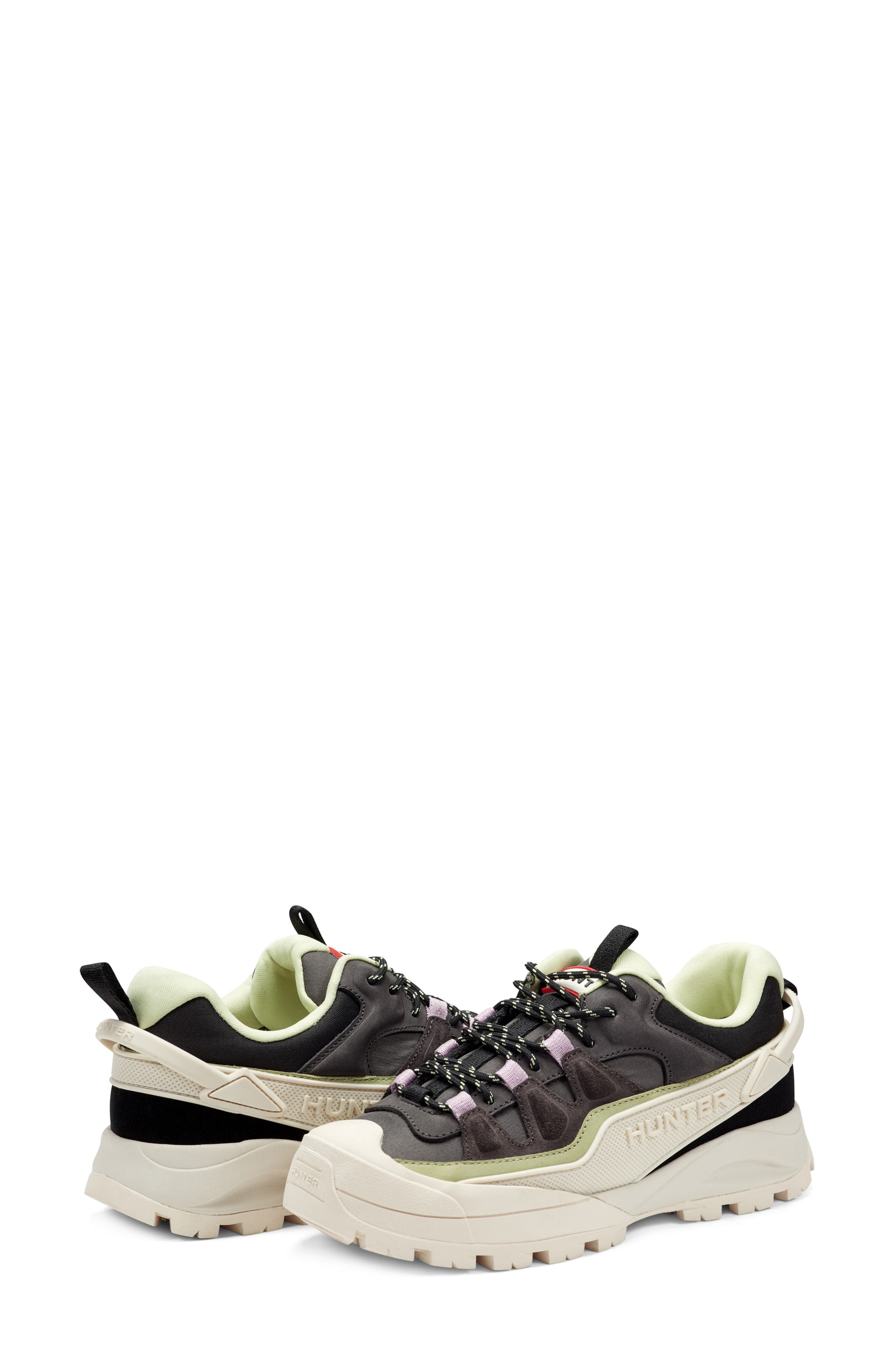 Hunter Nicia Waterproof Sneaker, Alternate, color, Black