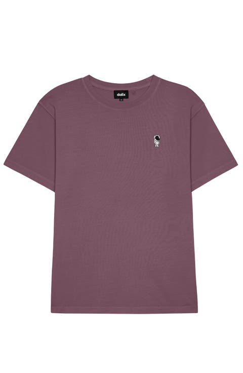 Mens Astronaut Midweight Garment Dye Tee
