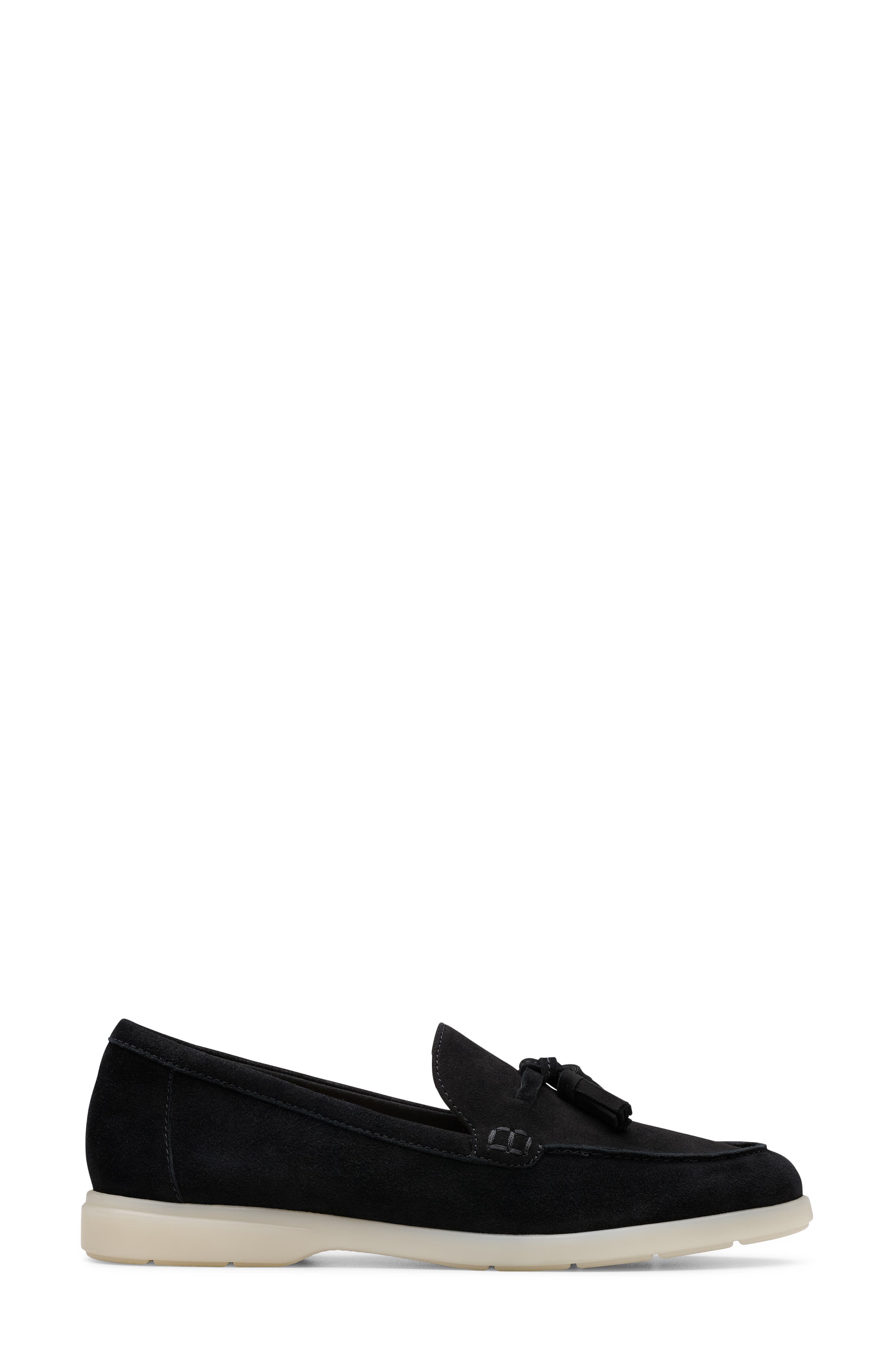 Clarks<sup>®</sup> Narini Edge Loafer, Alternate, color, Black Suede