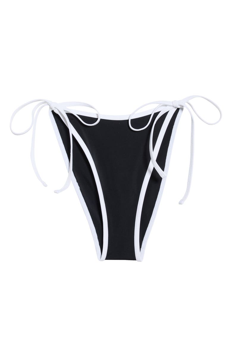 PacSun Juno Side Tie Bikini Bottoms, Main, color, Black