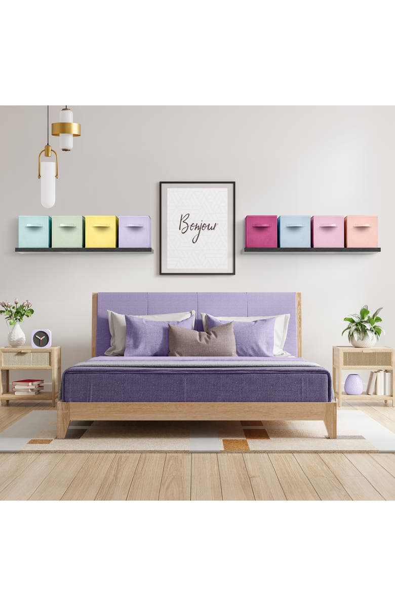 SORBUS 8-Pack Foldable Storage Cube Bins, Alternate, color, Light Pastels