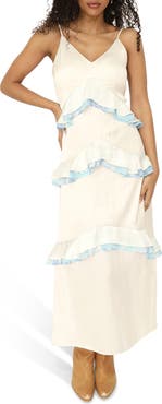 Belle & Bloom Lovely Day Ruffle Maxi Dress