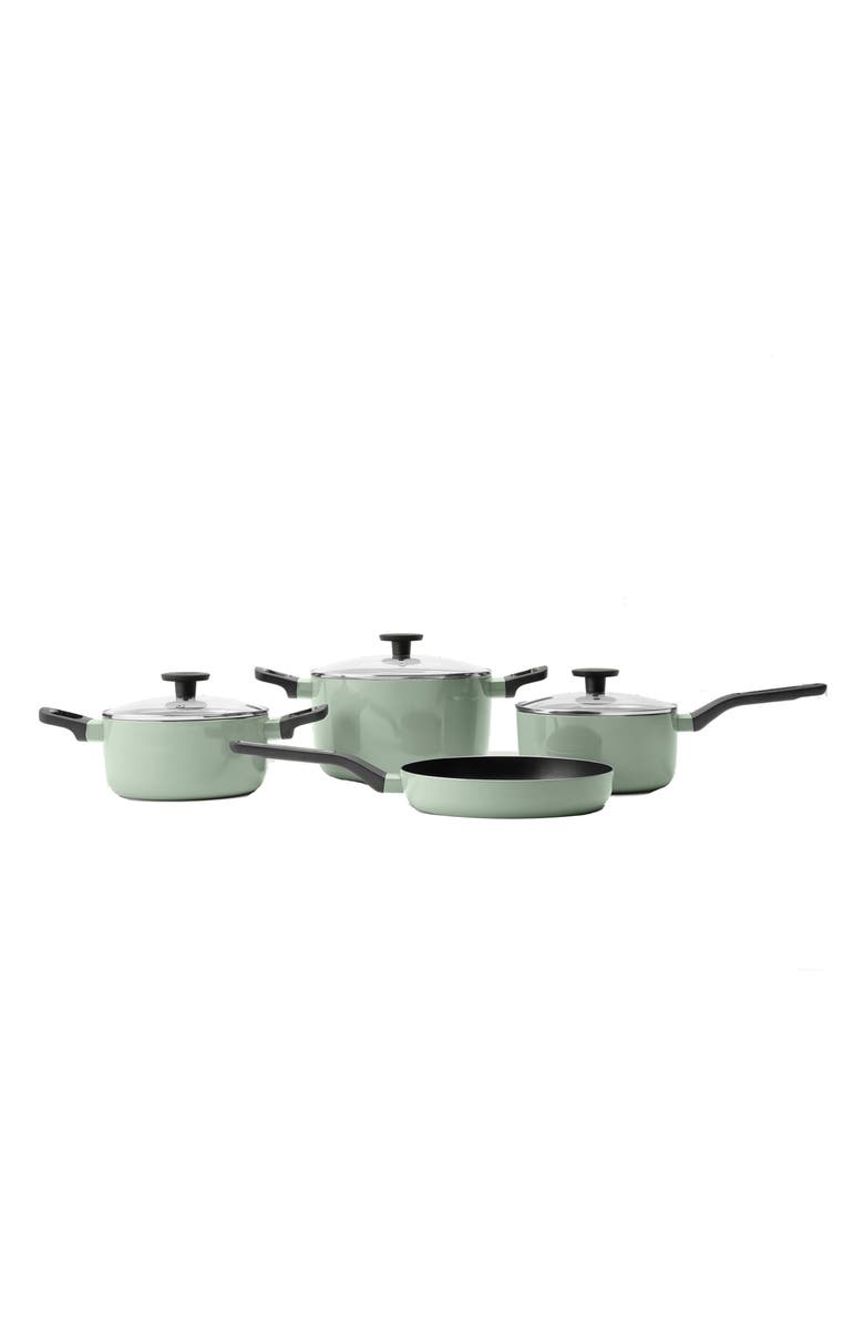 BergHOFF Leo 7-Piece Cookwear Set, Alternate, color, Green/ Black