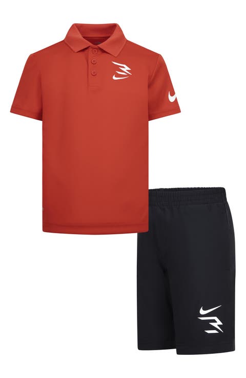 Kids' Dri-FIT Polo & Shorts Set (Little Kid)