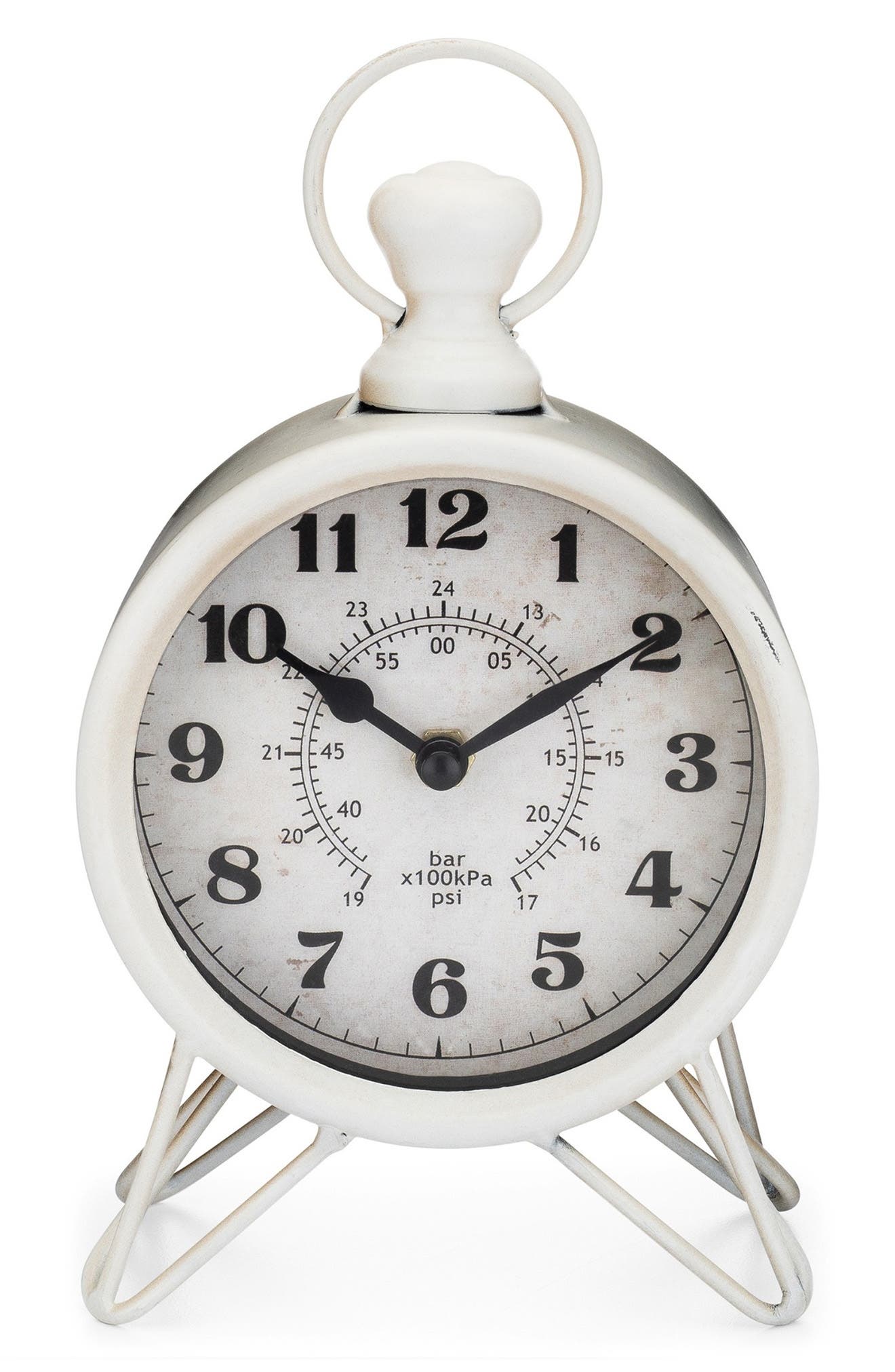 Westclox Vintage Metal Tabletop Clock