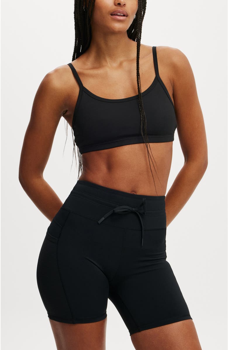 COTTON ON BODY Women's Active Ultimate Run Rib Bike Short, Alternate, color, 