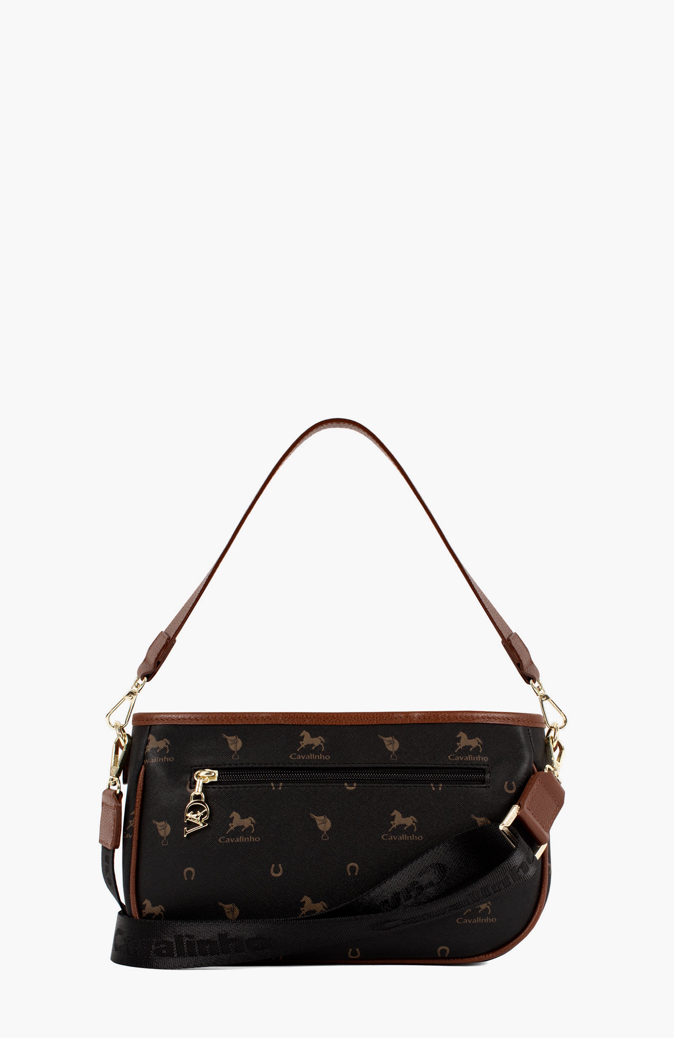 Di Cavallo 615 Handbag, Alternate, color, Black / Brown