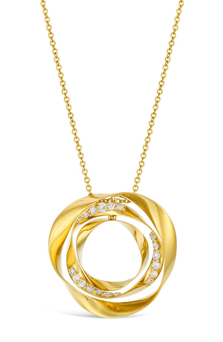 Hueb Dunas 18K Yellow Gold Pendant Necklace, Main, color, 