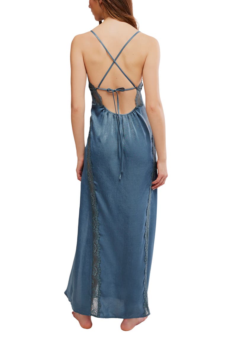 Intimately FP Some Kind of Love Maxi Slip, Alternate, color, STORM WATER