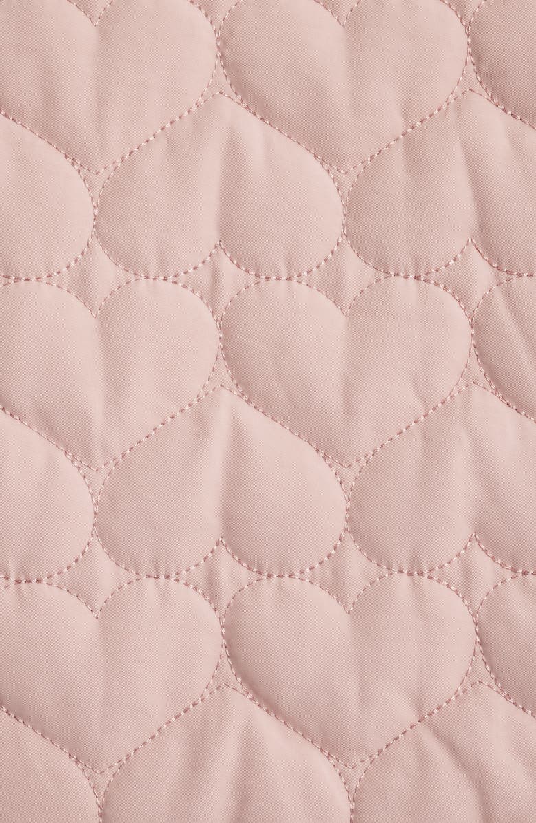 All in Favor Heart Quilted Puffer Jacket, Alternate, color, Pink