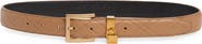 Kurt Geiger London 30mm Quilted Leather Belt