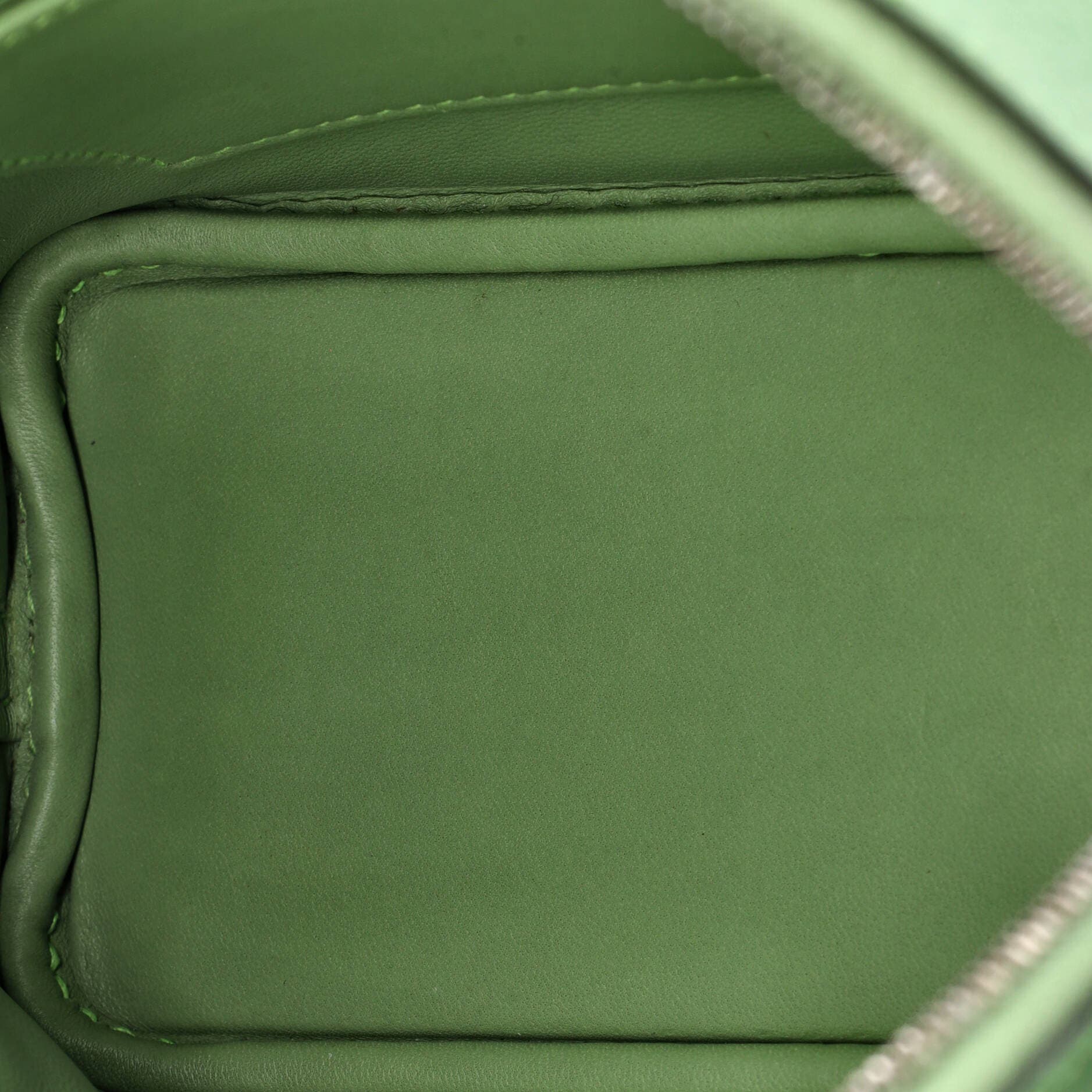 Pre-Owned Hermes Bolide 1923 Bag Chevre Mysore Mini, Alternate, color, Vert Criquet