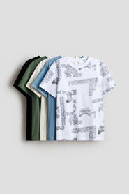 H&M 5-pack cotton t-shirts