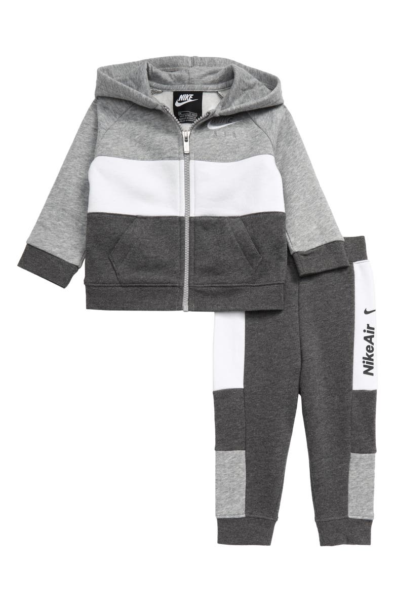 Nike Air Full Zip Hoodie & Jogger Pants Set, Main, color, 