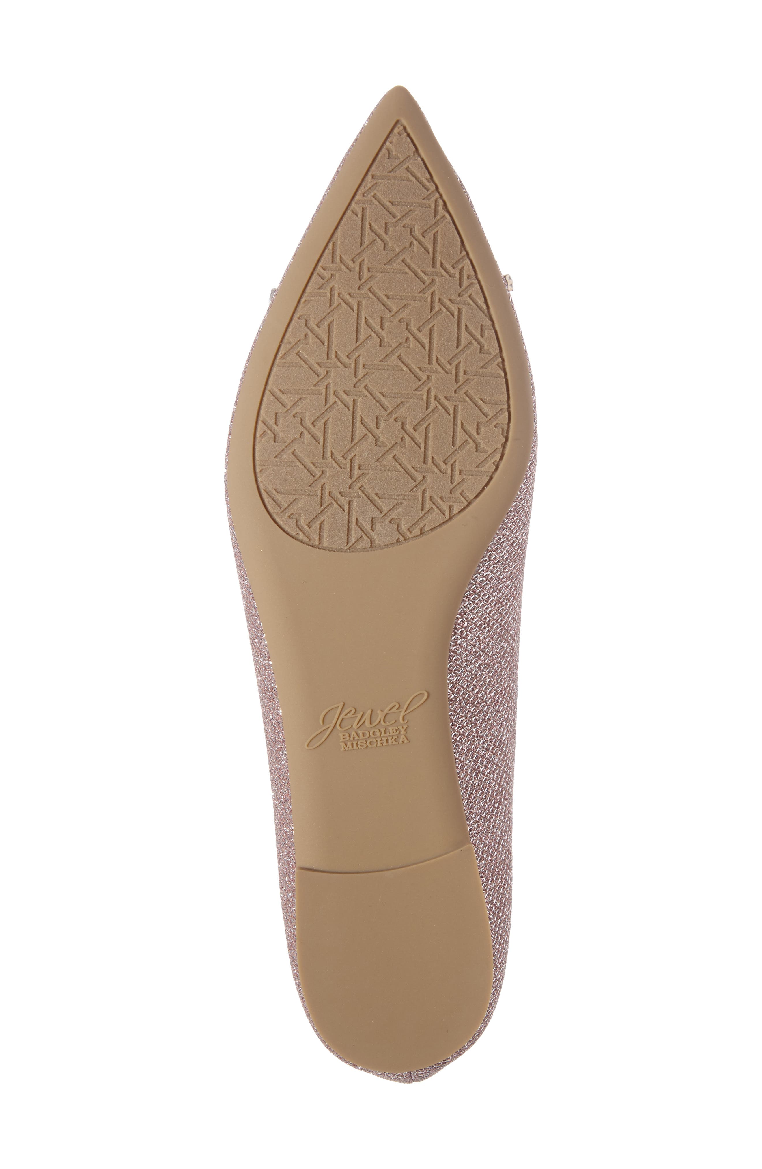Jewel Badgley Mischka Havana Embellished Flat, Alternate, color, 
