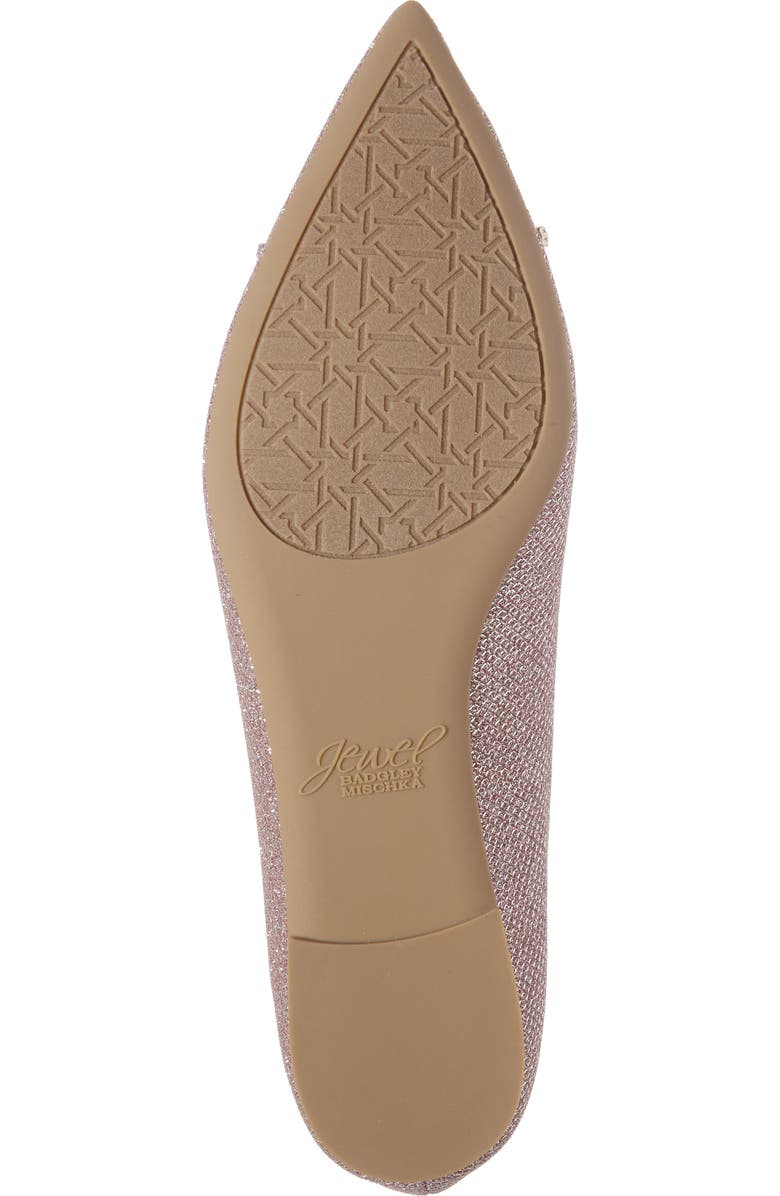 Jewel Badgley Mischka Havana Embellished Flat, Alternate, color,