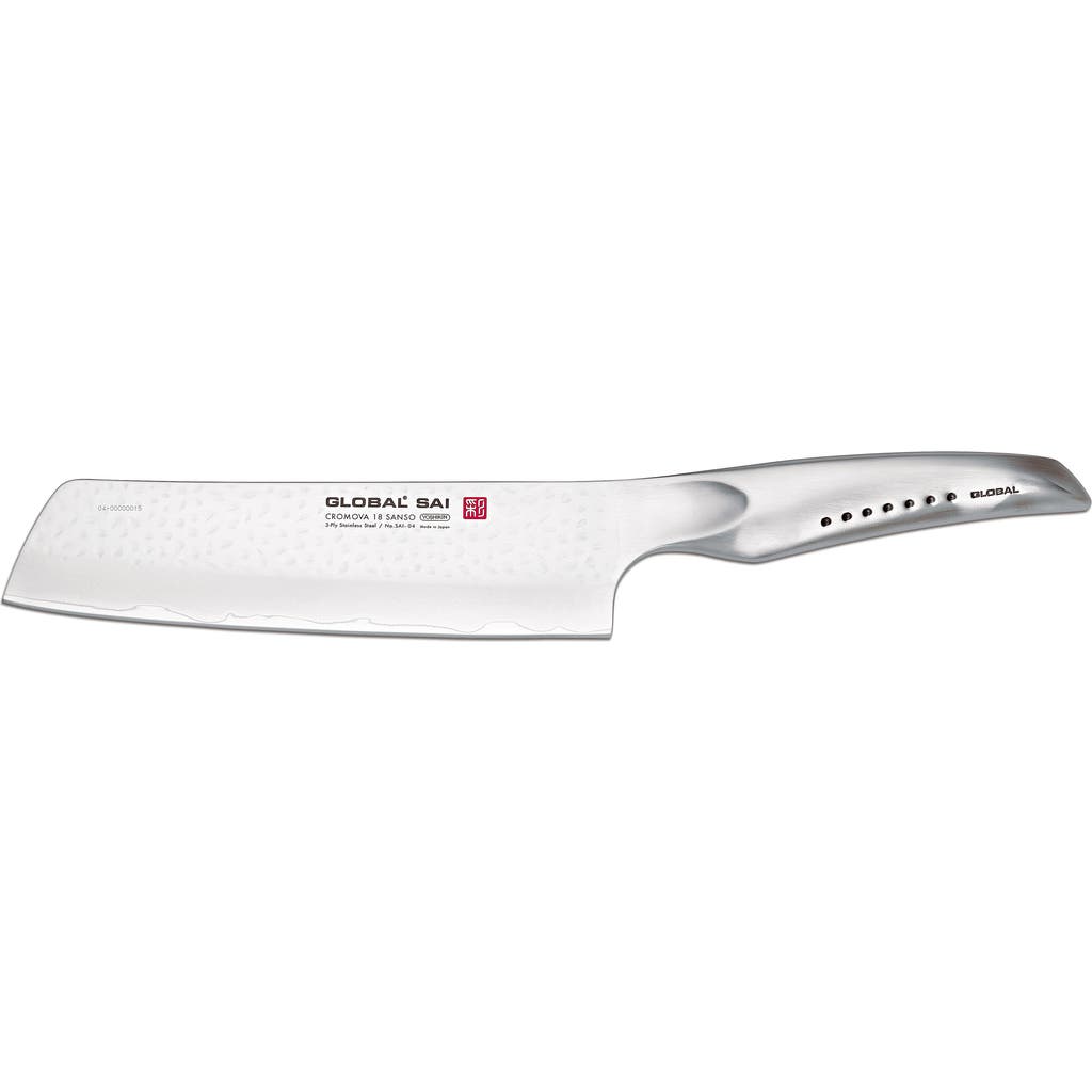 Global Sai 7.5-inch Vegetable Knife In Metallic