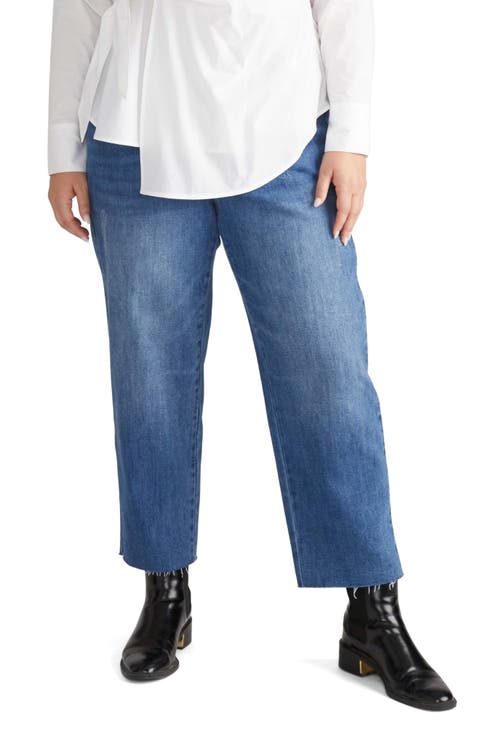 Etta High Waist Ankle Straight Leg Jeans