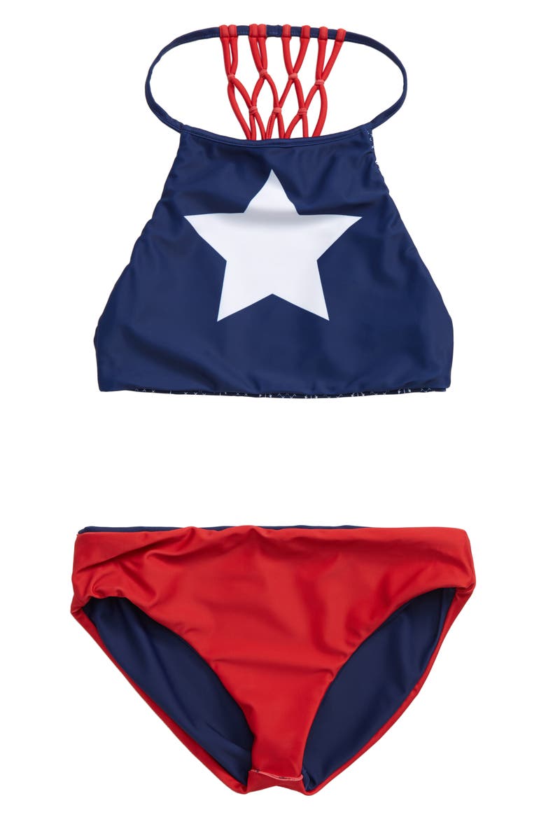 Trish Reversible Two-Piece Swimsuit, Alternate, color, NAVY