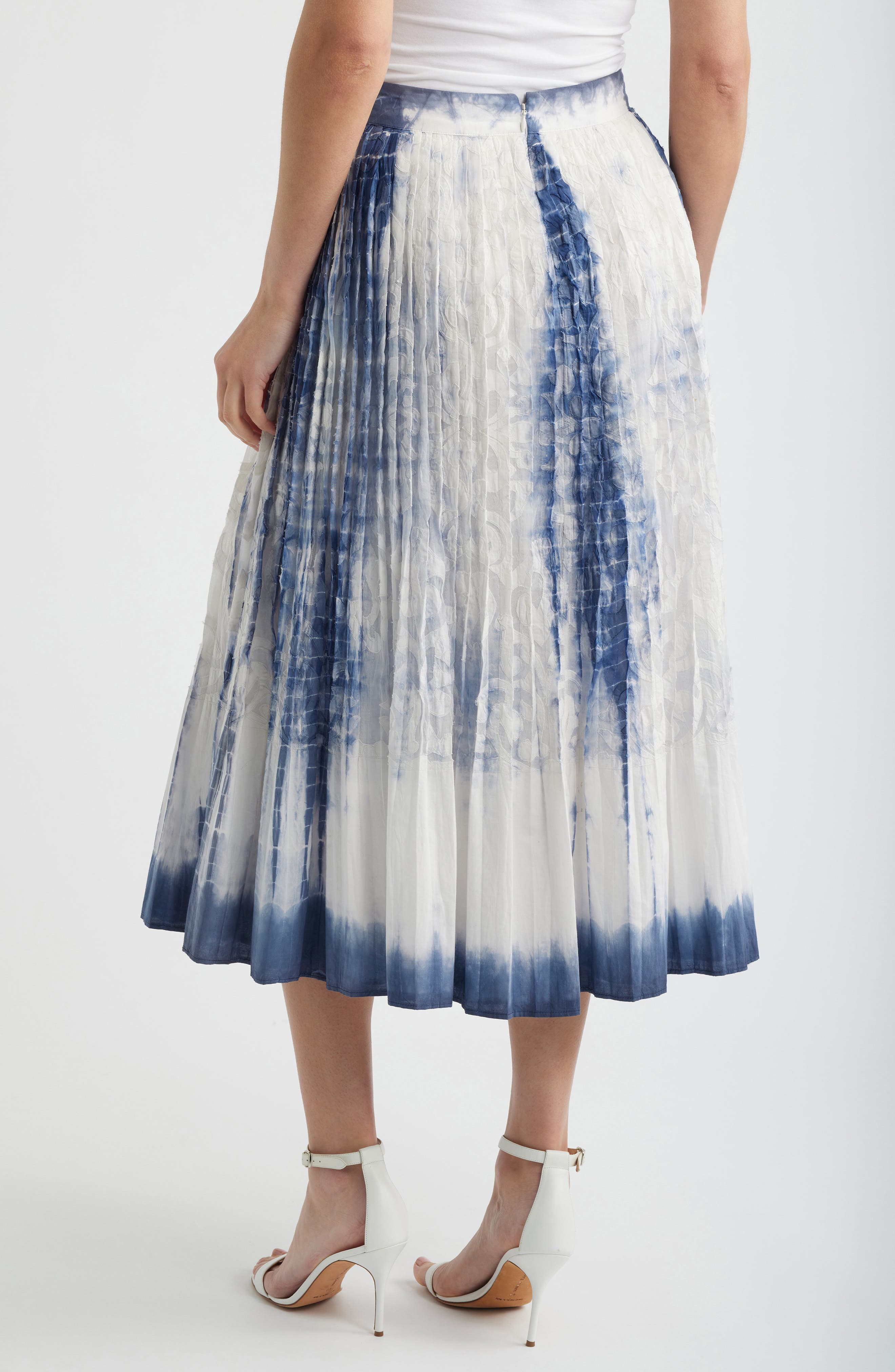 Andie Print Silk Maxi Skirt - image 2