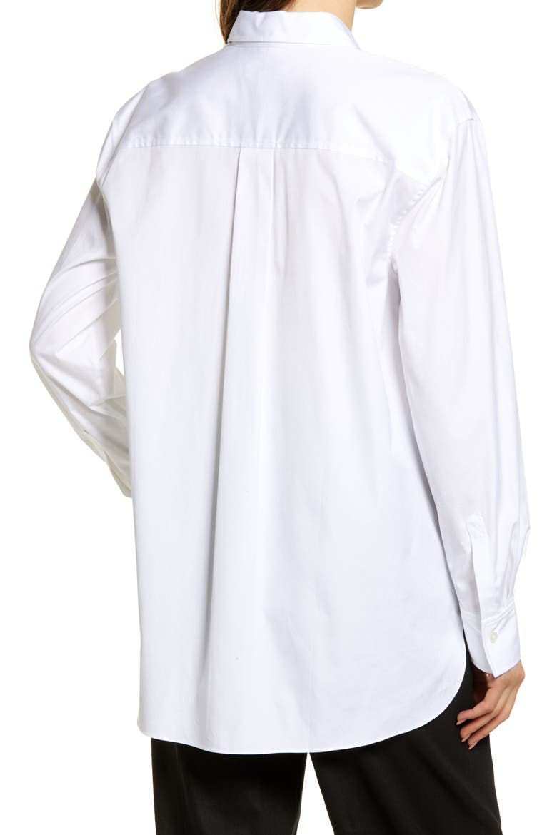 Everyday Poplin Shirt, Alternate, color, WHITE