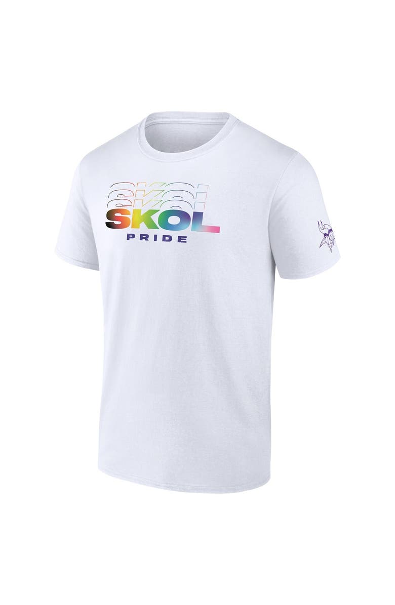 FANATICS Men's Fanatics Branded White Minnesota Vikings SKOL Pride T-Shirt, Alternate, color, 