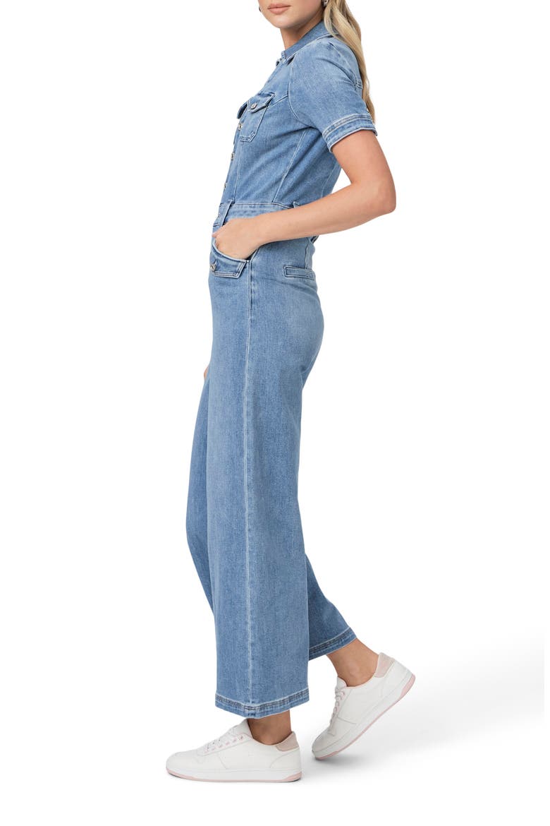 Harper Ankle Wide Leg Denim Jumpsuit, Alternate, color, ROCK SHOW