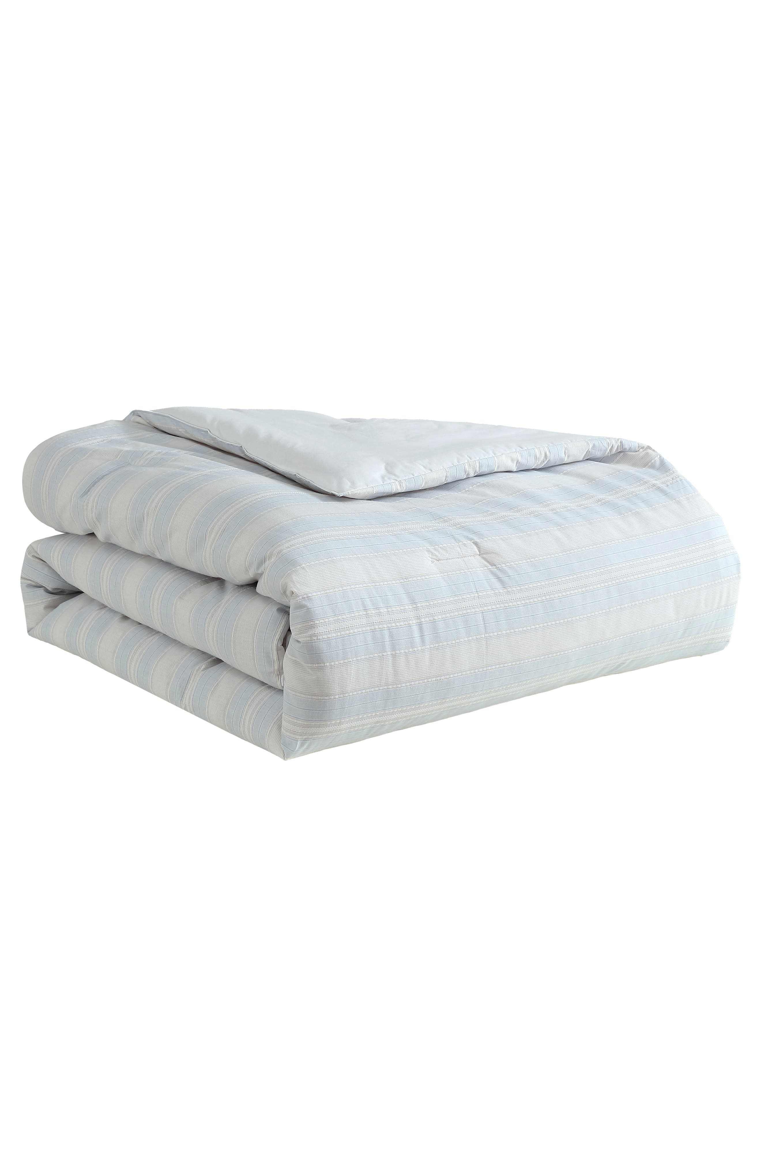 Bay Stripe 3-Piece Cotton Comforter Set