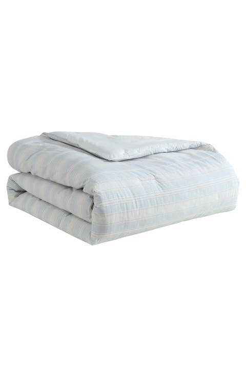 Bay Stripe 3-Piece Cotton Comforter Set