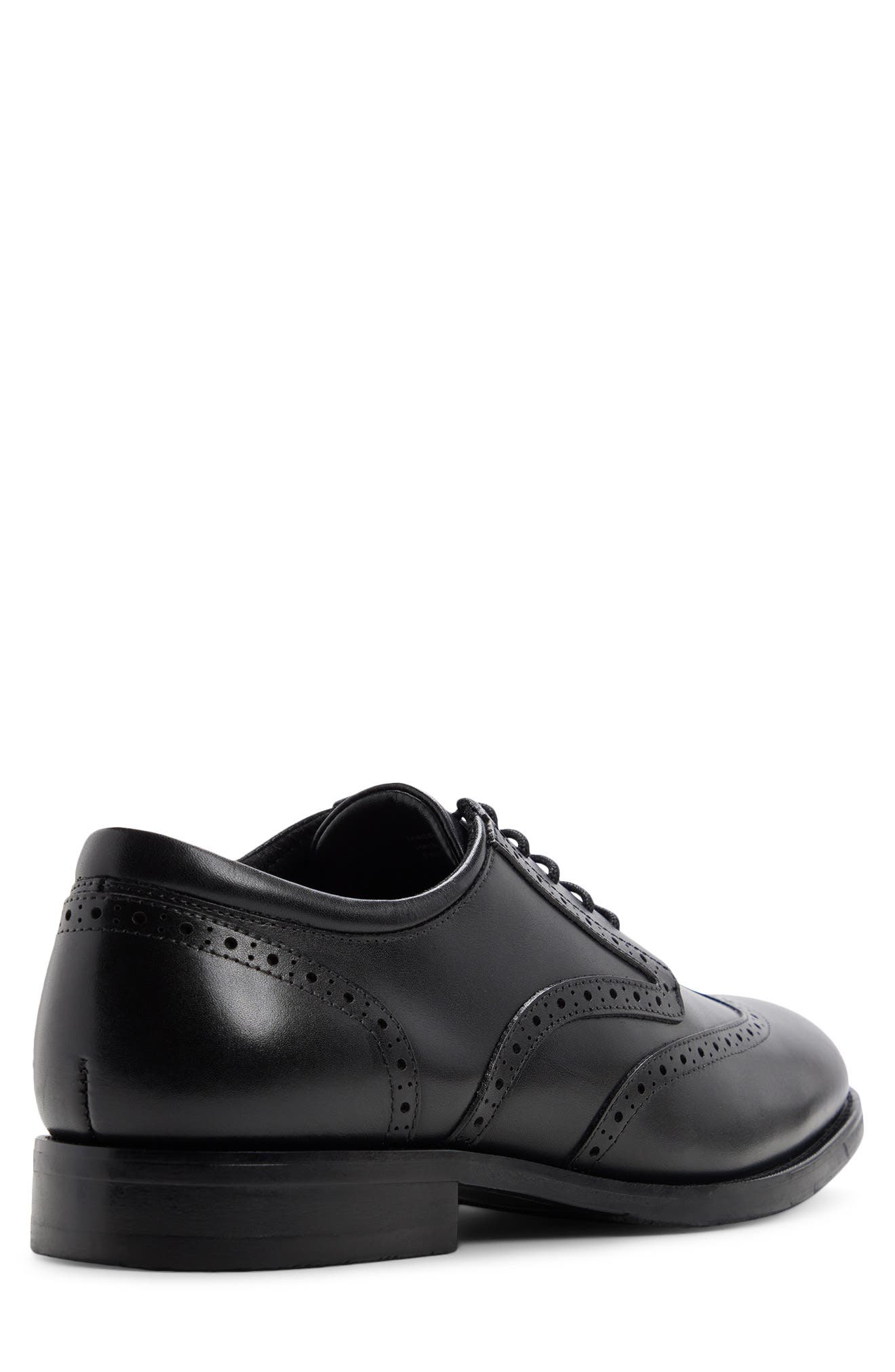 Harington Wingtip Derby, Alternate, color, BLACK