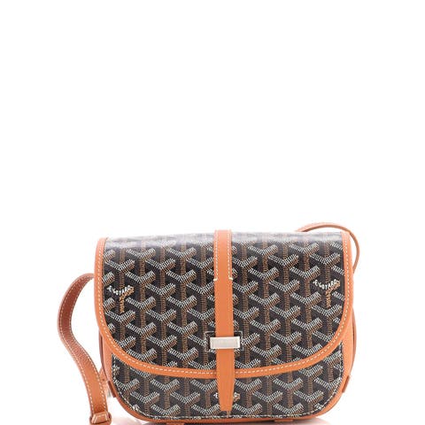 Belvedere III Messenger Bag Coated Canvas with Leather PM