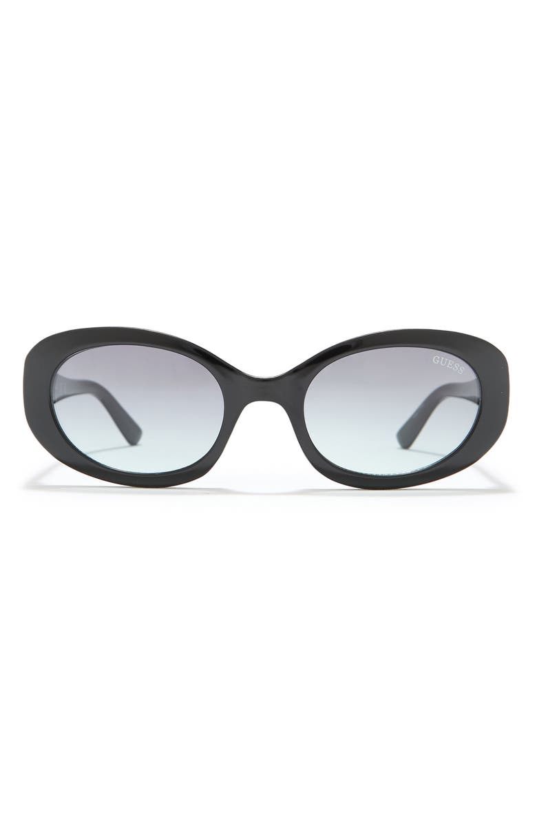 GUESS 52mm Oval Sunglasses, Main, color, 