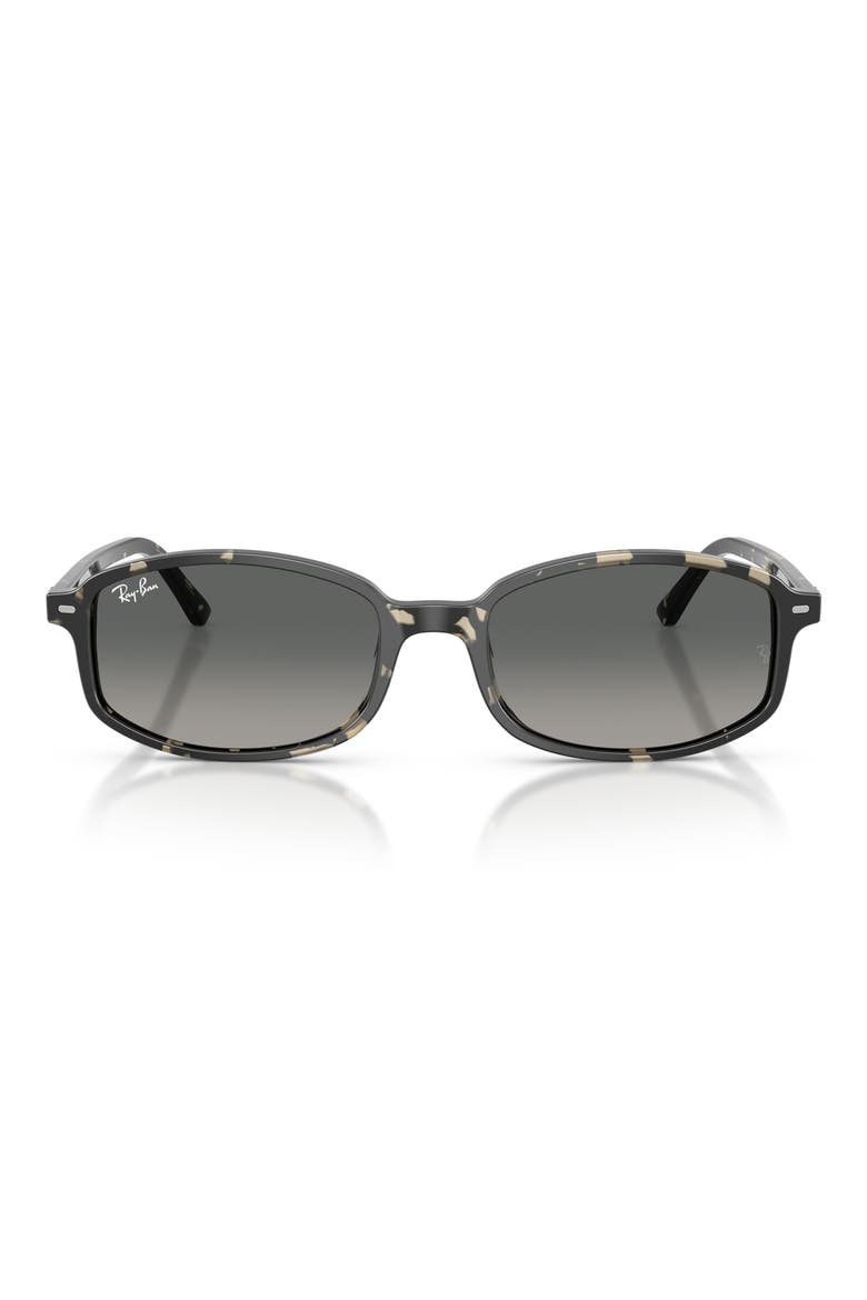 Sam 56mm Irregular Oval Sunglasses, Main, color, GREY HAVANA