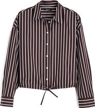 Madewell Drawstring Poplin Button-Up Shirt
