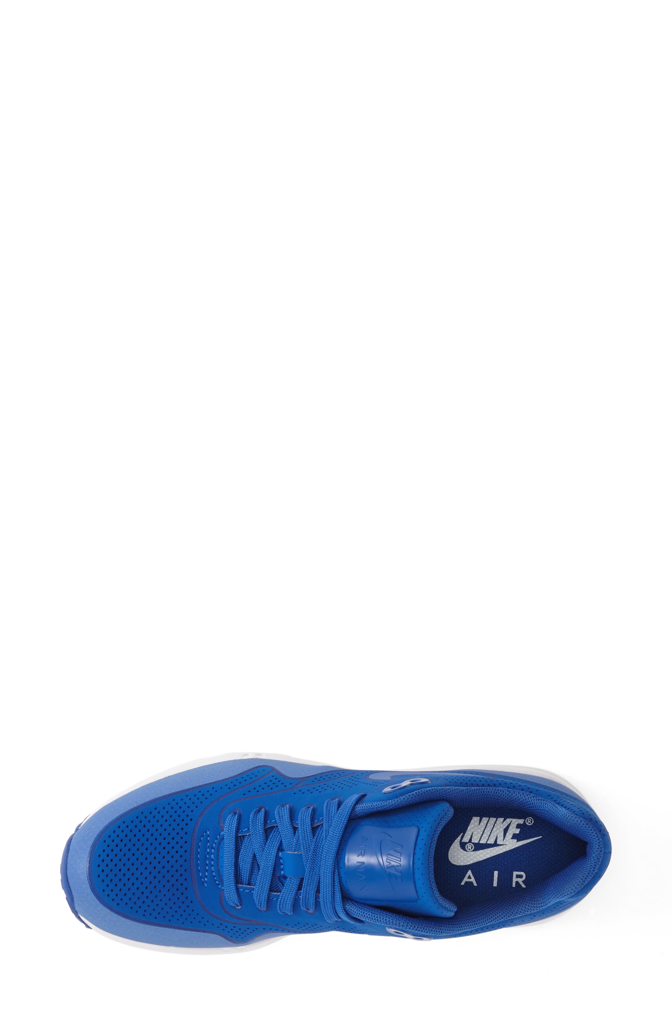 'Air Max 1 - Ultra Moire' Sneaker, Alternate, color, ROYAL/ WHITE