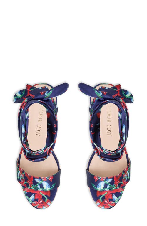 JACK ROGERS JACK ROGERS DEIRDRE ANKLE WRAP WEDGE SANDAL 