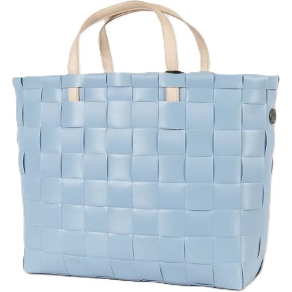 Handed By Petite Recycled Plastic Handbag In Faded Blue