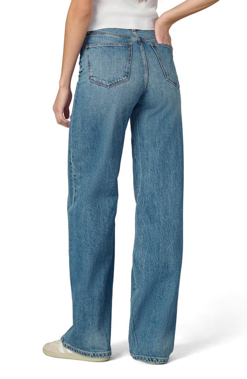 Shop Joe's The Mia High Waist Distressed Wide Leg Jeans In Showdown Destruct